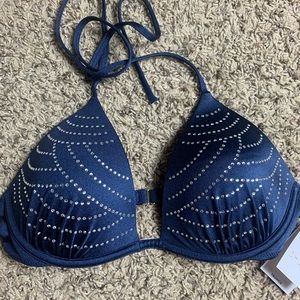 Shade & Shore Push Up Swim Top Bathing Suit 34C